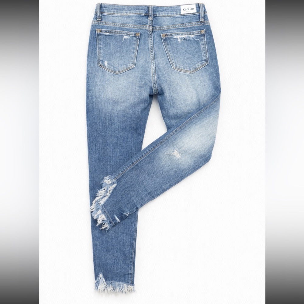 KanCan Light Blue Distressed Skinny Jeans